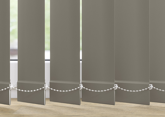 Trinity (Blackout), Mayan Brown - Vertical Blind - Image 4